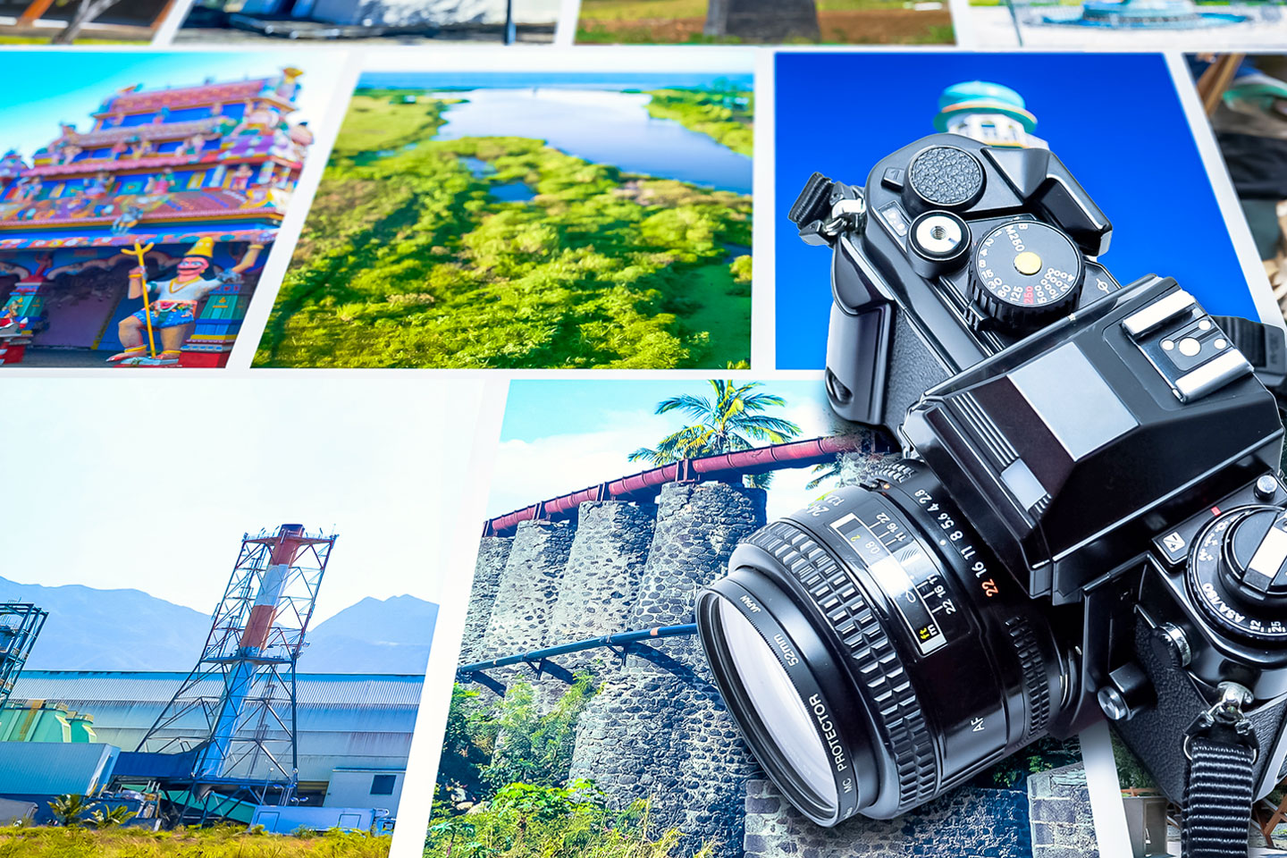 L'image montre : un appareil photo