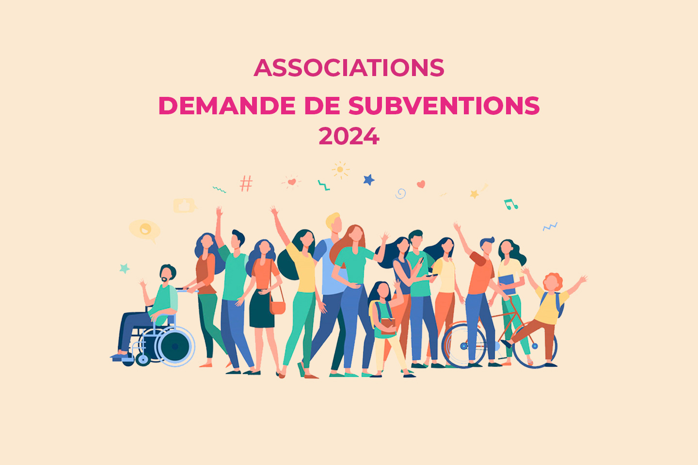 Associations : demande de subventions pour l'année 2024
